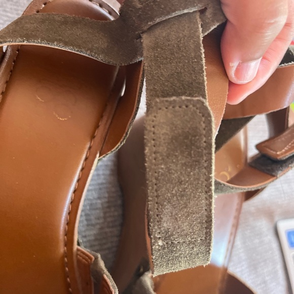 Franco sarto suede platform Strappy sandals size 8 - Picture 5 of 9